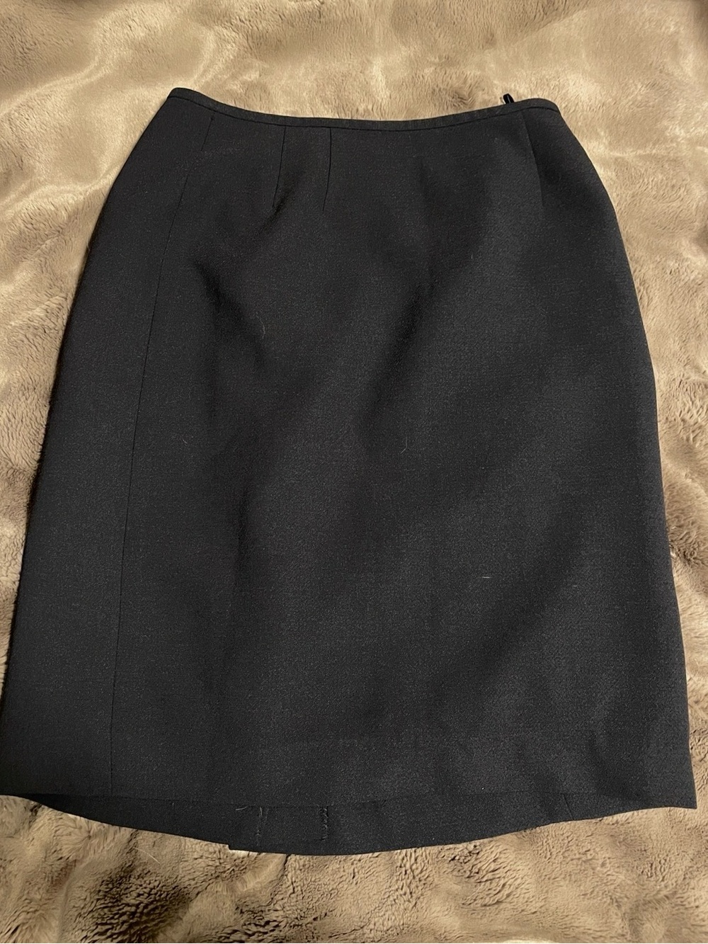 KASPER Classic Navy Blue Pencil Skirt - Women's